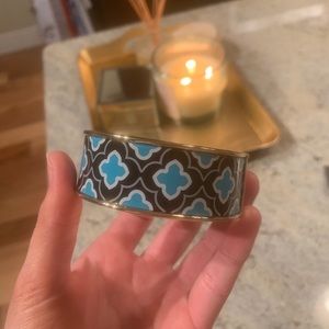 J Crew patterned bangle bracelet